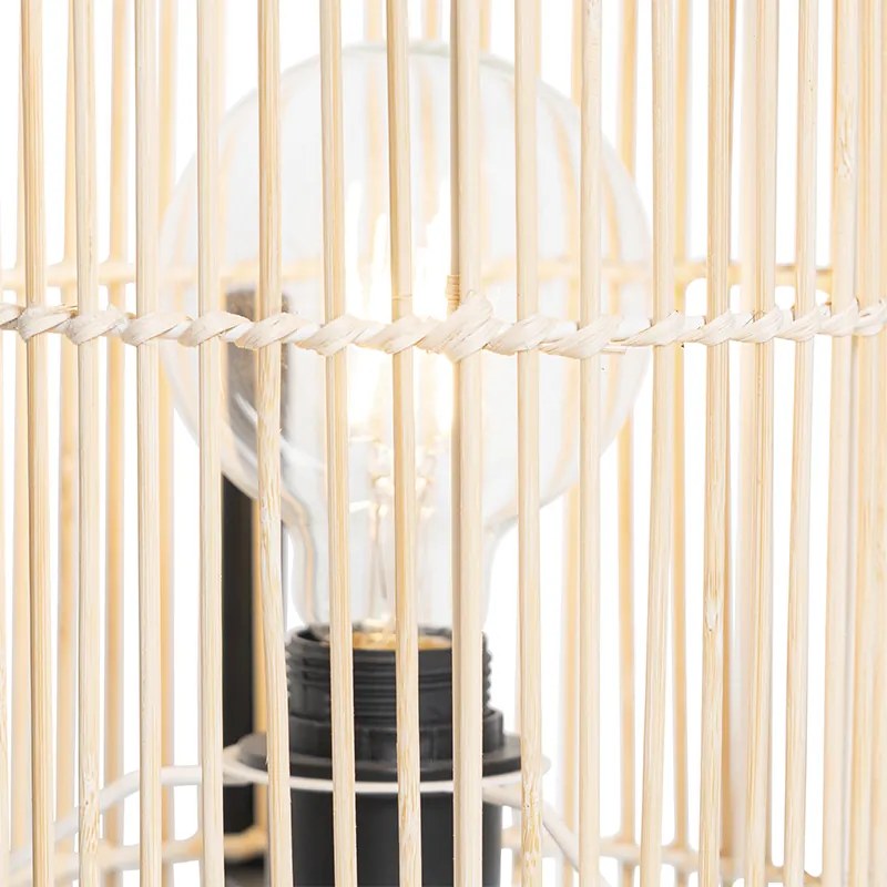 Scandinavische tafellamp bamboe - Natasja