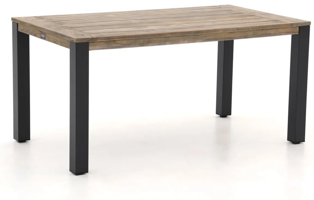 Tuin eettafel ROUGH | Rechthoekig  | Tuintafel Teakhout | 160x90cm | 4 personen | Kees Smit Tuinmeubelen