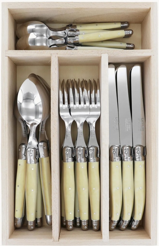 Bestekset Débutant, 6 personen, 24-delig