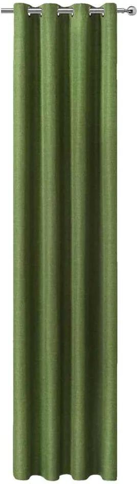 Gordijn Levi - groen - 250x140 cm (1 stuk) - Leen Bakker