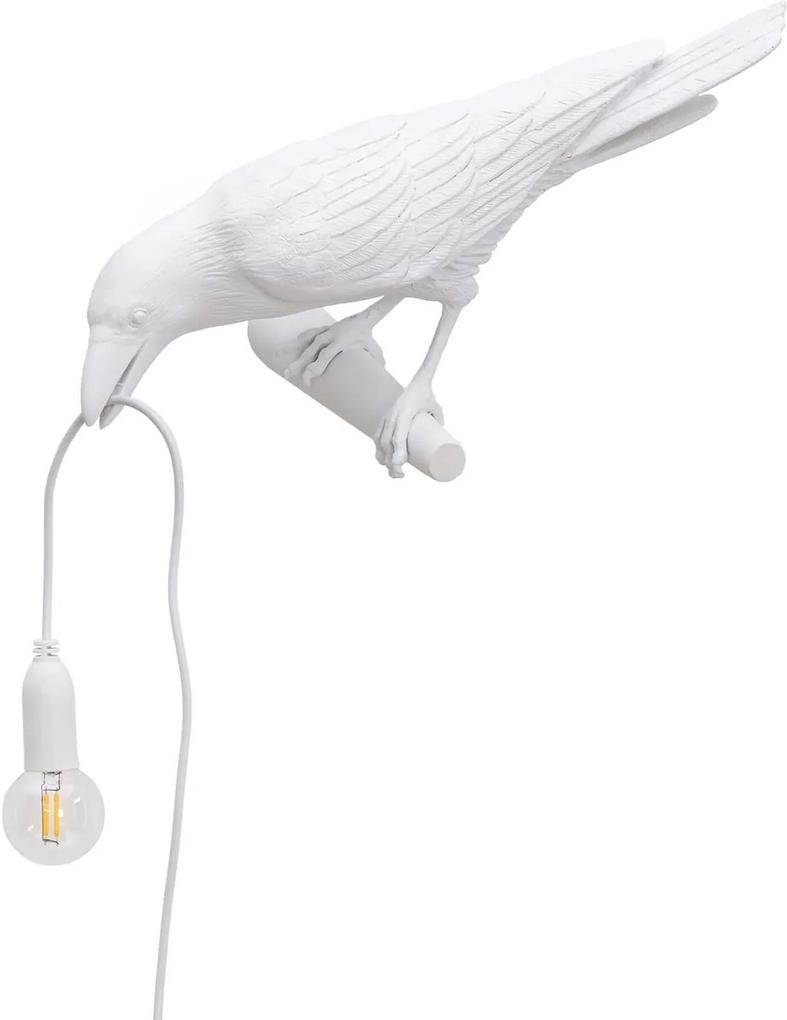 Seletti Seletti Bird Looking Wandlamp Links Buiten Wit