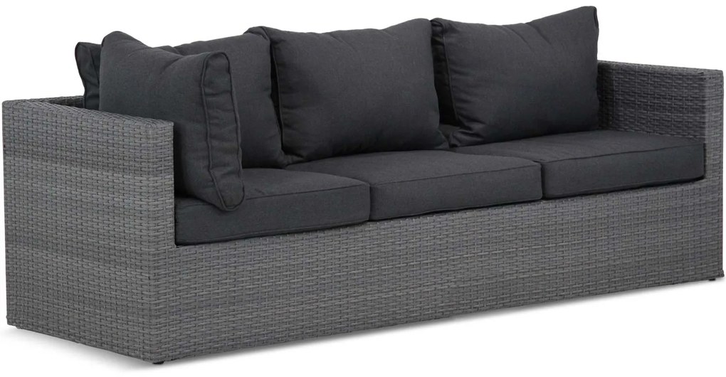 Loungeset  Wicker Grijs  Garden Collections loungeset