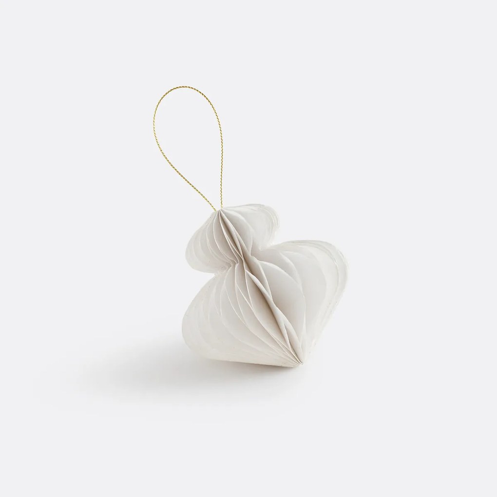 Set van 4 papieren kerstdecoraties, Caspar
