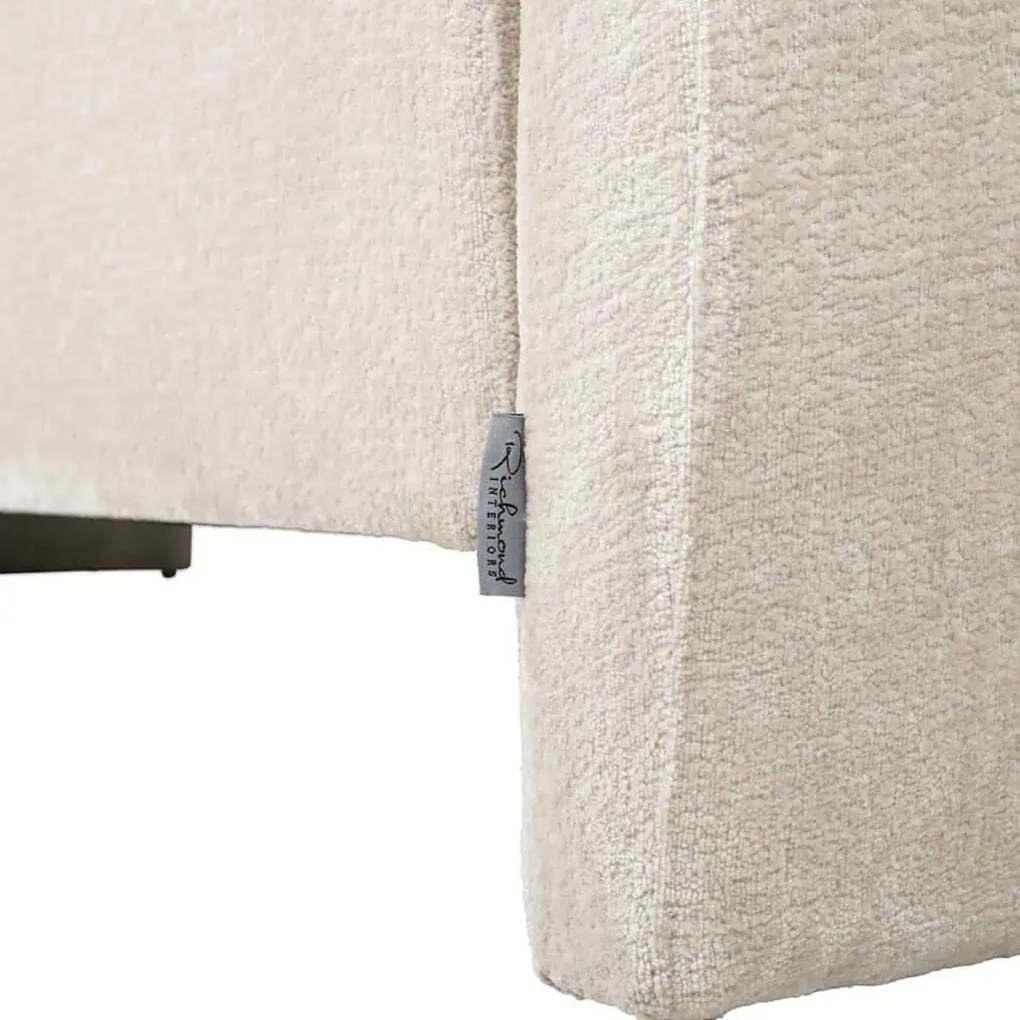 Richmond Interiors Sandro Design 3-zits Bank White Chenille