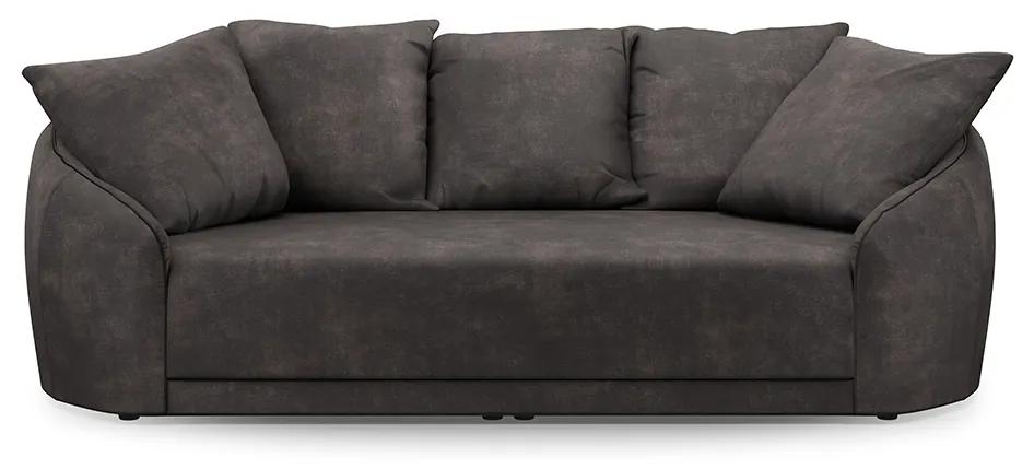 Rivièra Maison - Courtney Sofa 2,5 Seater, velvet I, grimaldi grey - Kleur: bruin