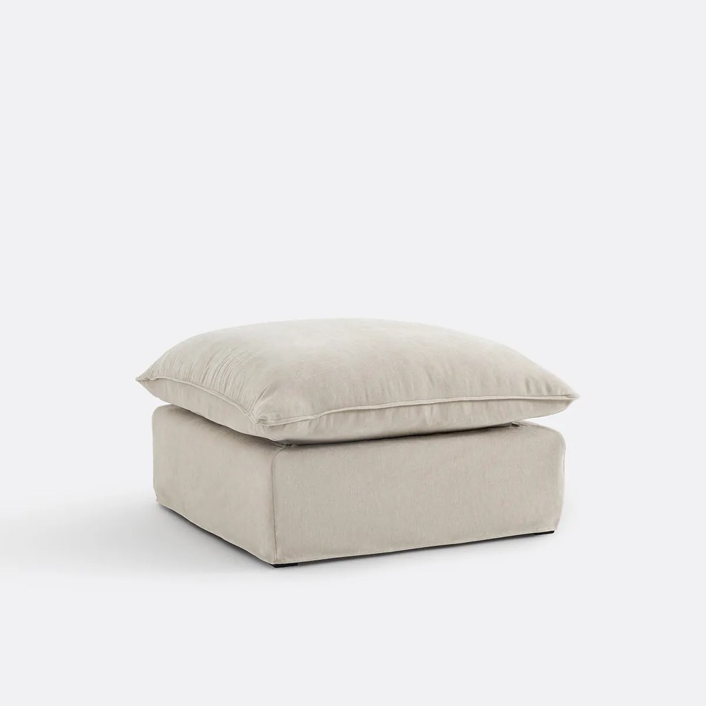 Poef in mêlee polyester poef, Odna