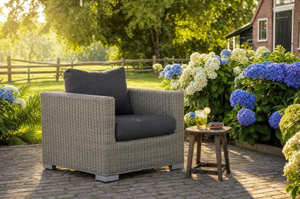 Tuinstoel Wicker Transparant Garden Collections Cuba