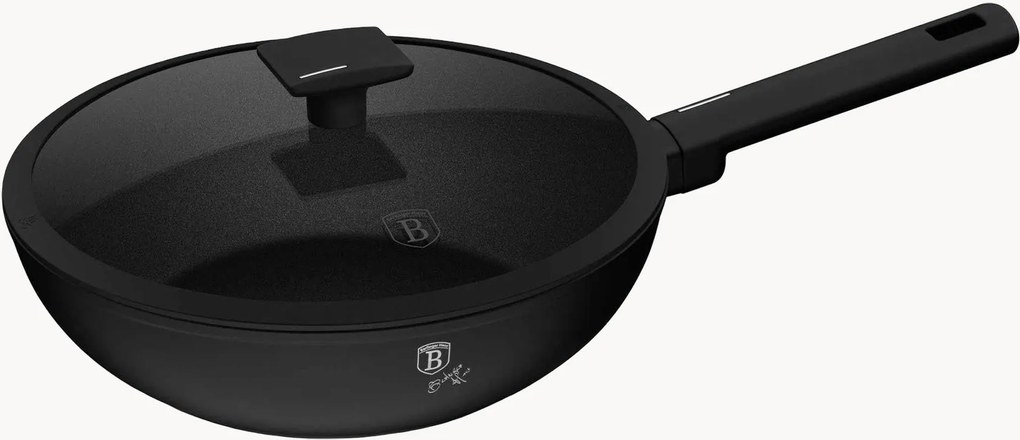 Wok Matte Black Collection met deksel
