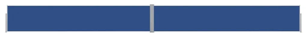 vidaXL Tuinscherm uittrekbaar 140x1200 cm blauw