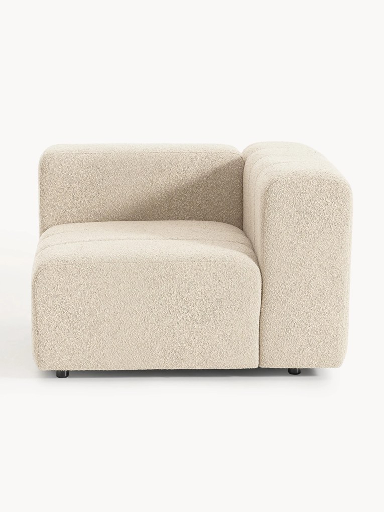 Bouclé hoekmodule Lena