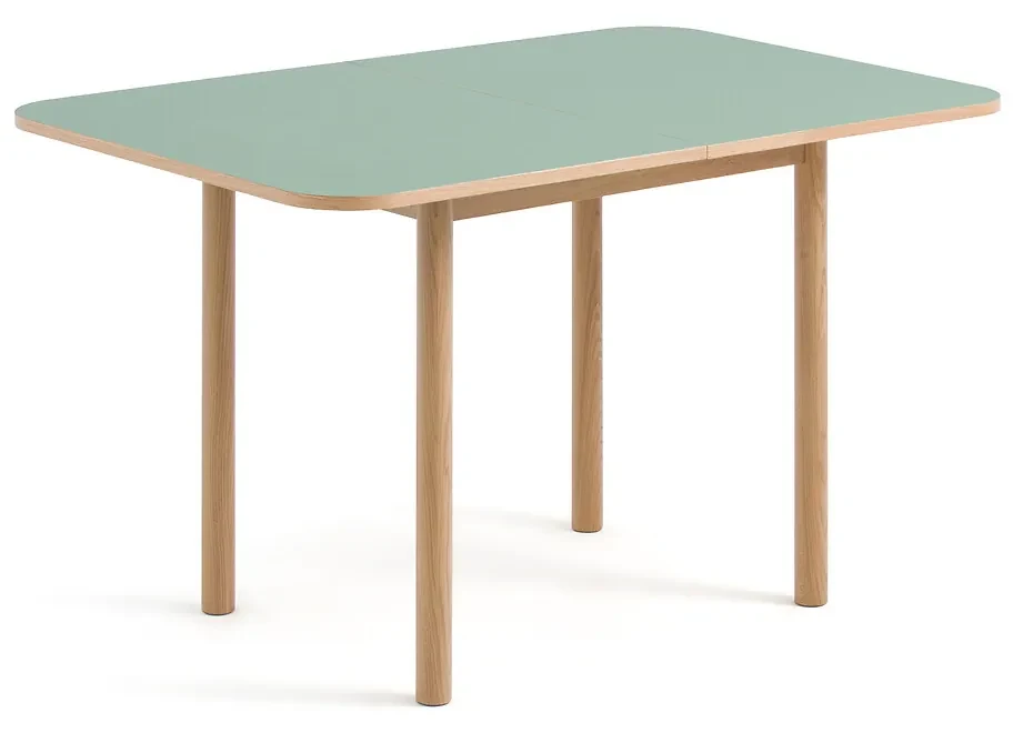 Uitschuifbare tafel van eikenhout en Formica, Quillan