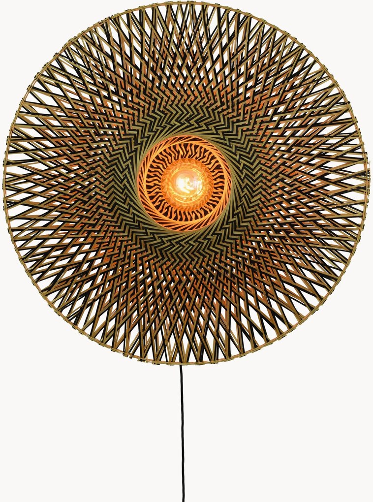 Wandlamp Bali van bamboehout