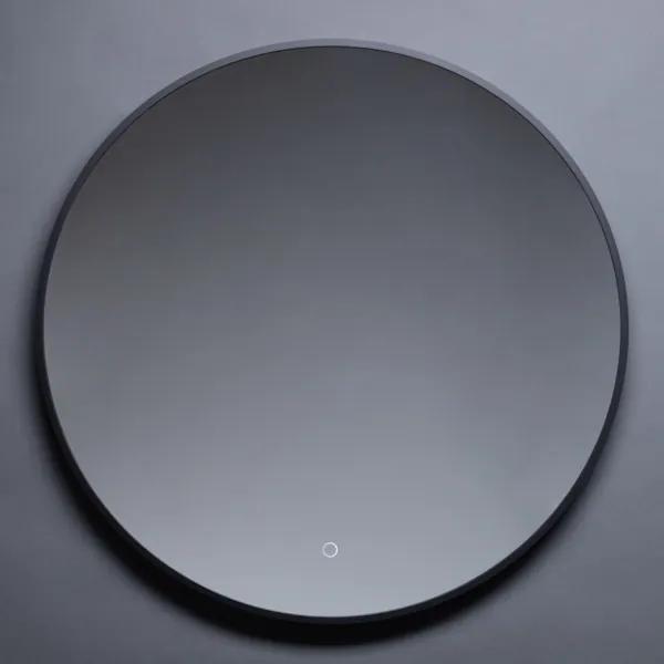 Best-Design Nero Venetië ronde spiegel zwart incl.led verlichting Ø 60 cm 4007940