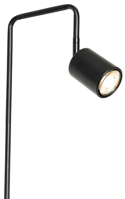 Moderne vloerlamp zwart verstelbaar - Java Modern GU10 Binnenverlichting Lamp