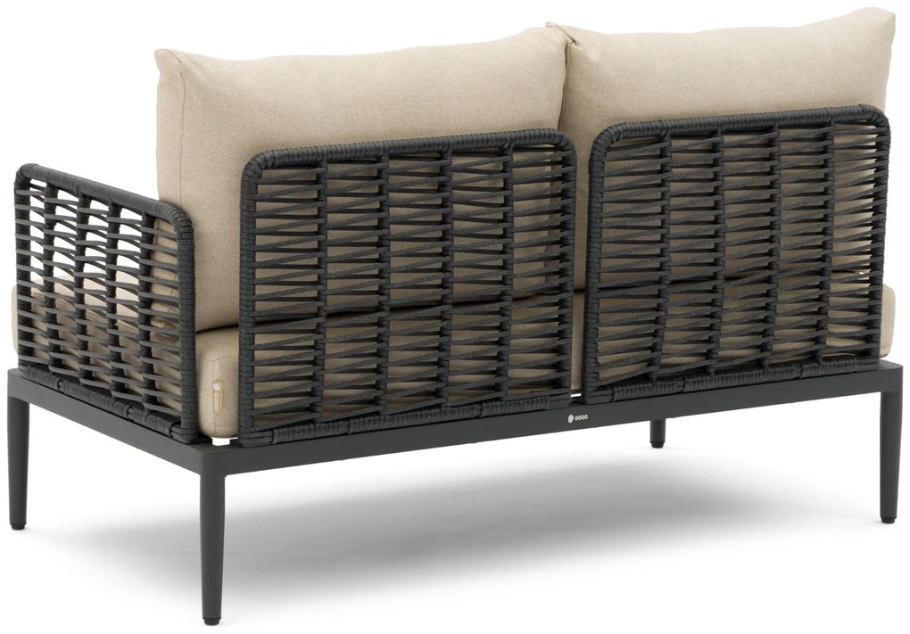 Hoek loungeset 5 personen Aluminium/wicker Grijs Coco Ibiza