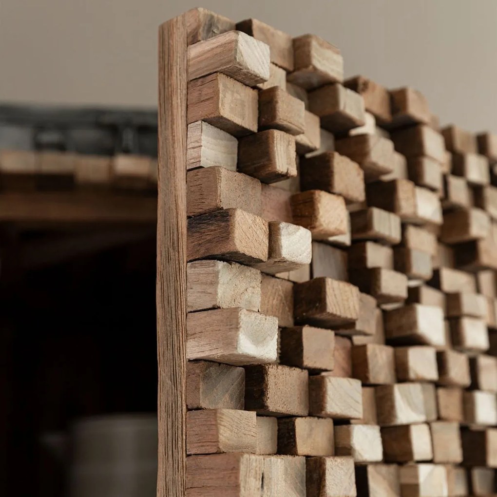 Must Living Sticks Tv-meubel Van Teak Houten Latjes - 145x40x50cm.