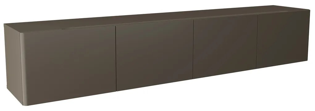 Hangend Tv-meubel Taupe 194 Cm - 194x35.5x35cm.