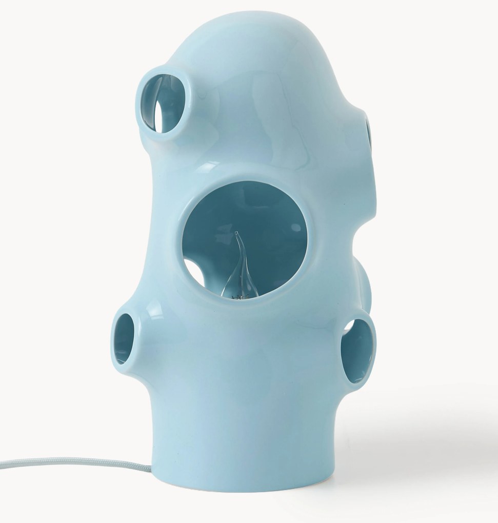 Kleine handgemaakte tafellamp Bulle