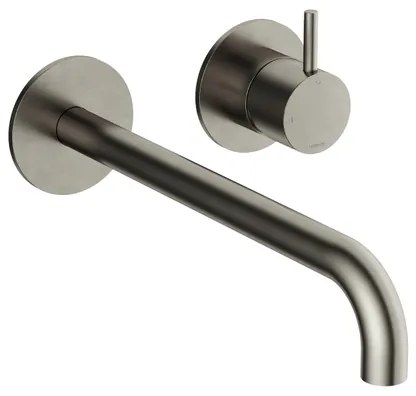 Hotbath Cobber Afbouwdeel - voor wastafelkraan - 25cm uitloop - Geborsteld Nikkel CB105EXT25GN