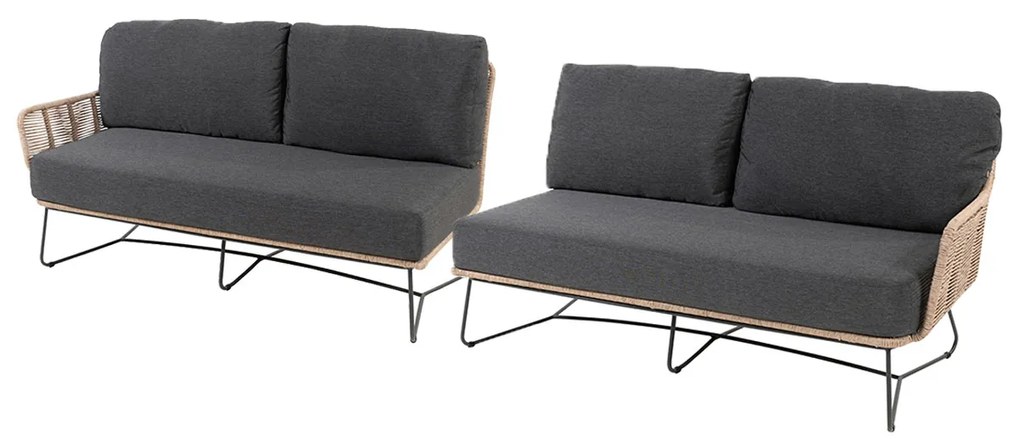 4 Seasons Outdoor Belmond loungeset 4-delig - Dali loungetafel 110 x 60 cm