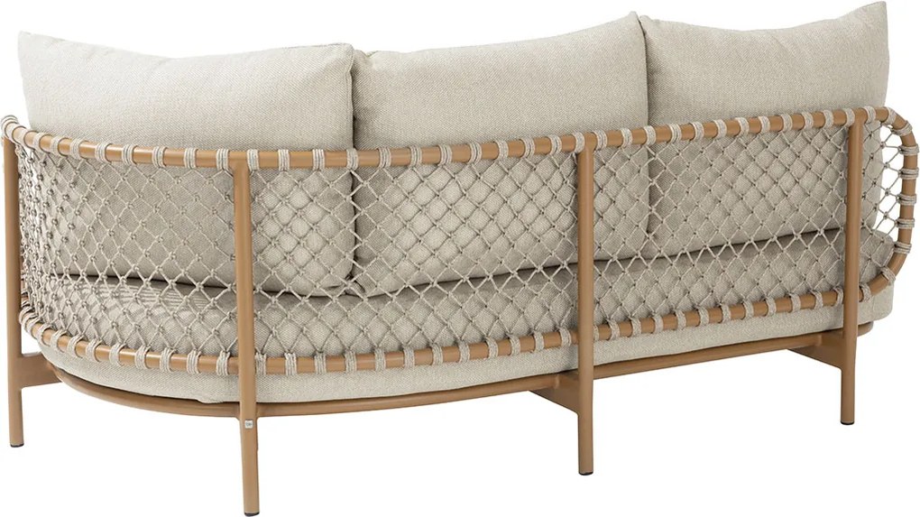 4 Seasons Martinique loungebank 3-delig - amber