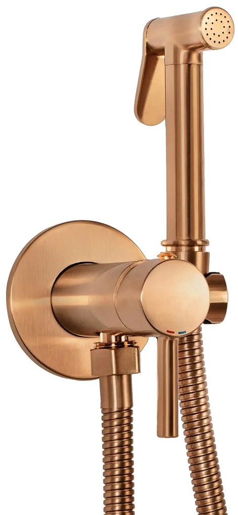 Inbouw Bidetmengkraan Rea Lungo Loop Copper Brush