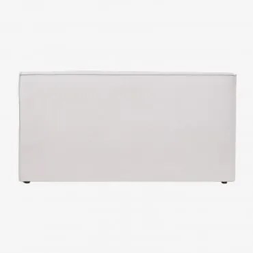 Chenille Stoffen Hoofdeinde Lunari Gebroken Wit Chenille & 150 Cm - Sklum