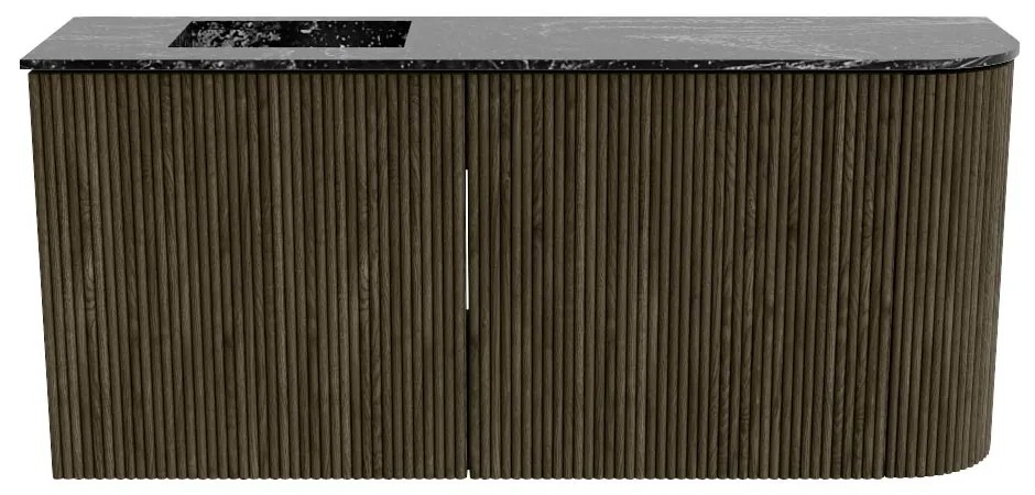 Mondiaz Joya DLux 90cm toiletmeubel ronding rechts shadow met wastafel faye links zonder kraangat lava