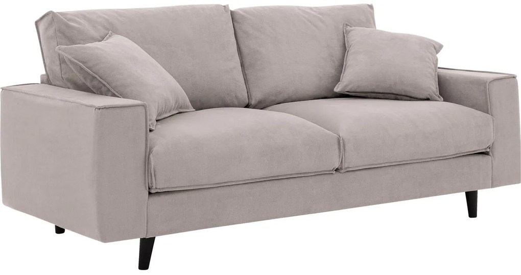 Goossens Bank Jonas beige, stof, 2,5-zits, urban industrieel