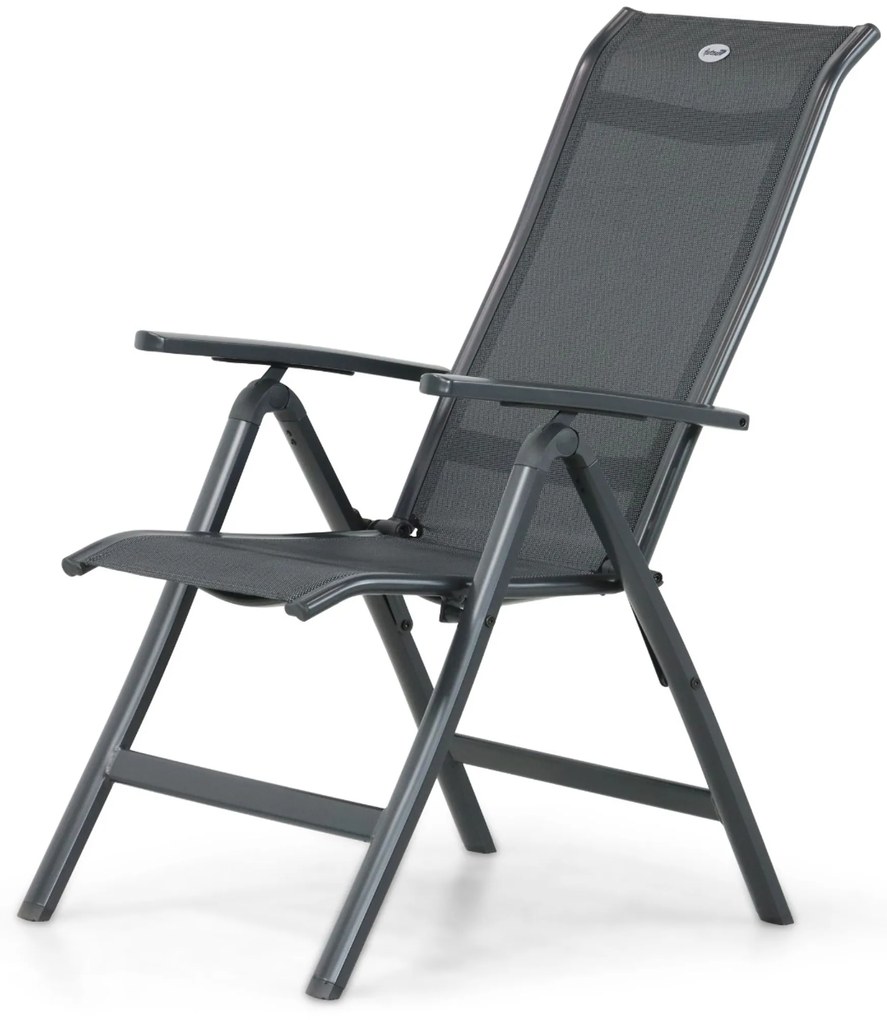 Tuinset 6 personen 220 cm Aluminium/textileen Grijs Hartman Alice/Cesar