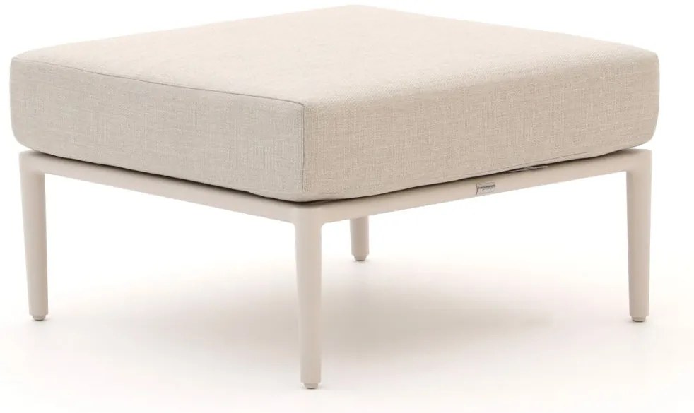 Voetenbank | Bellagio  Mineo | Aluminium | Taupe/Bruin | 71x71cm | Kees Smit Tuinmeubelen