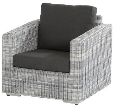 4 Seasons Outdoor | Edge living chair, ice  Loungestoel    antraciet weerbestendig