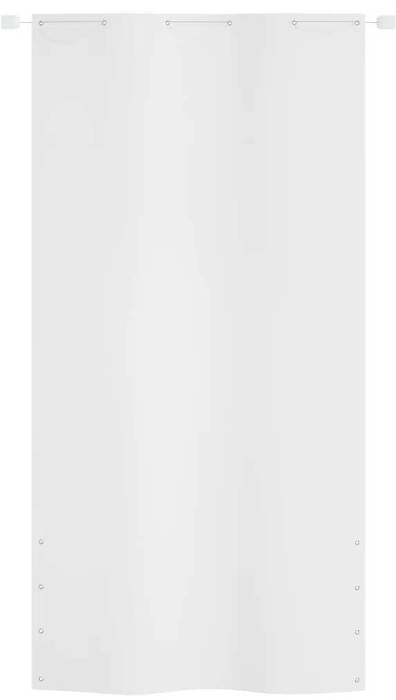vidaXL Balkonscherm 120x240 cm oxford stof wit