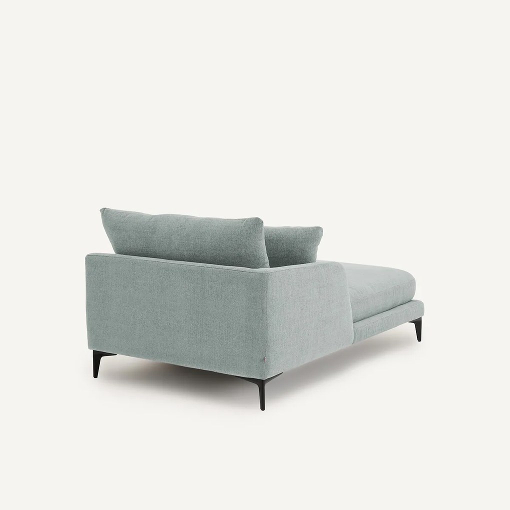 Longchair van gevlochten polyester, MODERNISTE, ontwerp Emmanuel Gallina