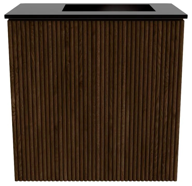 Mondiaz Joya 40cm toiletmeubel walnut met wastafel faye rechts 1 kraangat urban