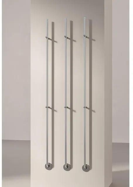 Instamat Jay Elektrische Handdoekradiator 172cm hoog 29Watt gepolijst RVS JAY004