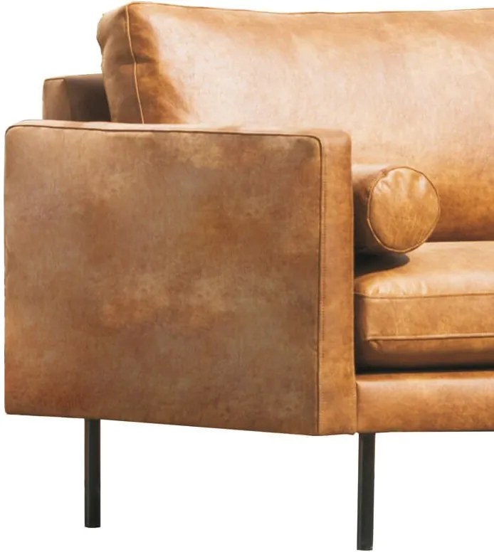 3-zits bank Violet | leer Colorado cognac 03 | 1,96 mtr breed