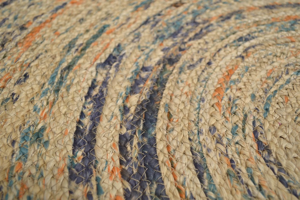 Vloerkleed Rori rond handgemaakt jute | Bakero