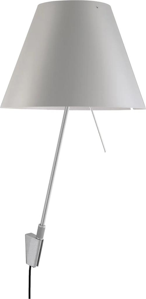 Luceplan Costanza wandlamp met aan-/uitschakelaar aluminium