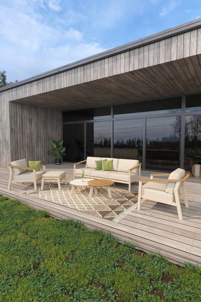 Taste by 4 Seasons Olivia loungeset latte Loungeset beige weerbestendig