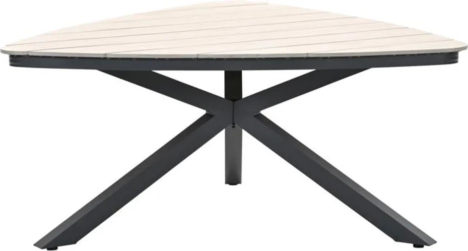 Garden Impressions Tulli tuintafel 170x170 cm driehoek - light teak vironwood