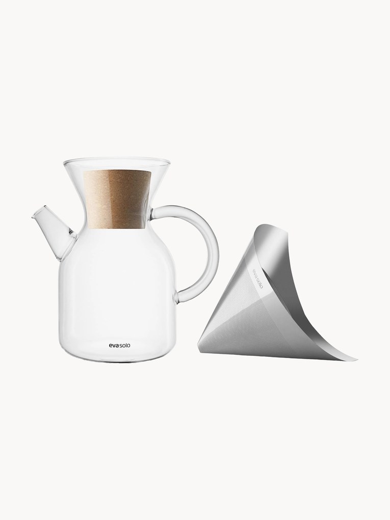 Cafetière Cary van borosilicaatglas, set van 2