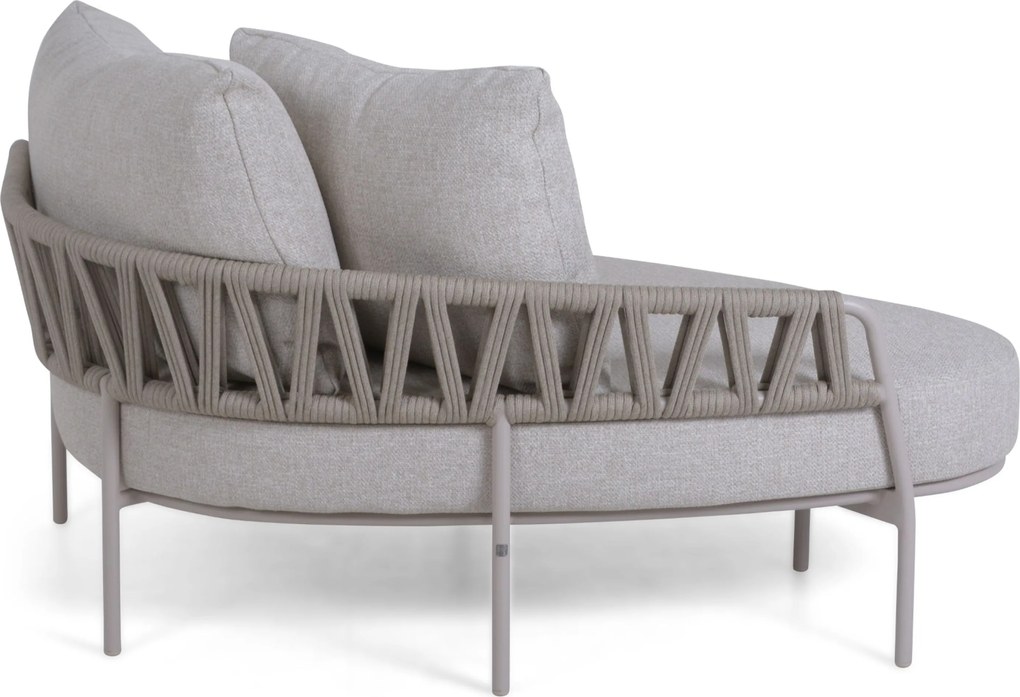 Chaise Loungeset 2 personen Aluminium/rope Taupe Seasons