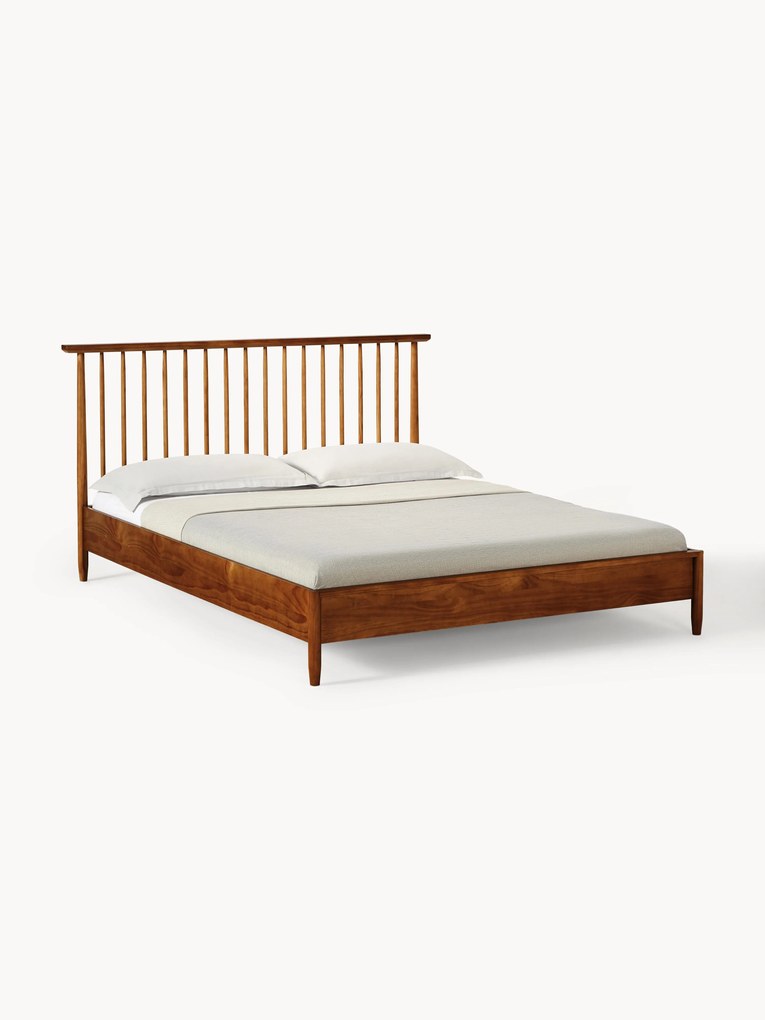 Houten bed Windsor met hoofdeinde van grenenhout