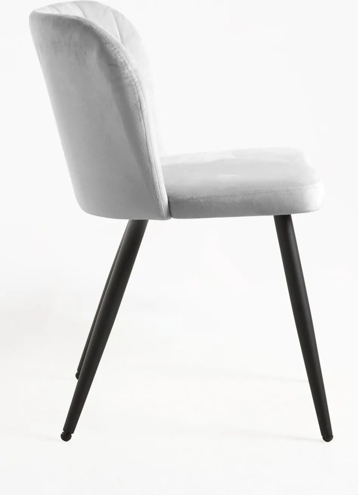 Set 4 Luk Fluwelen Stoelen