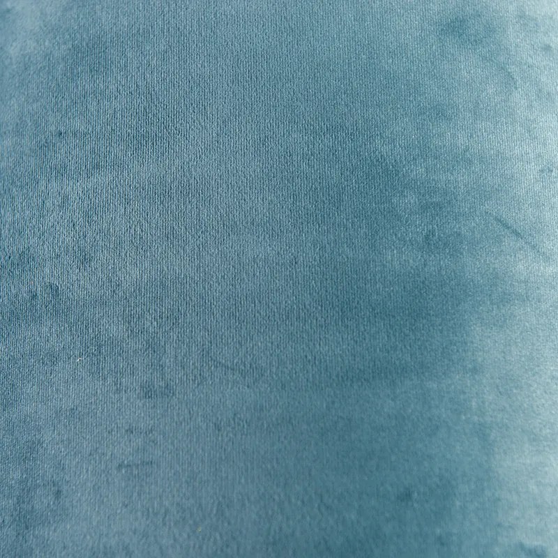 Velours lampenkap blauw 40/40/40 met gouden binnenkant