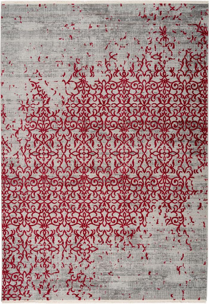Dejaroom | Vloerkleed Modern Baroque lengte 200 cm x breedte 290 cm x hoogte 0.5 cm rood vloerkleden bovenkant: 100% polyester, onderkant: vloerkleden & woontextiel vloerkleden