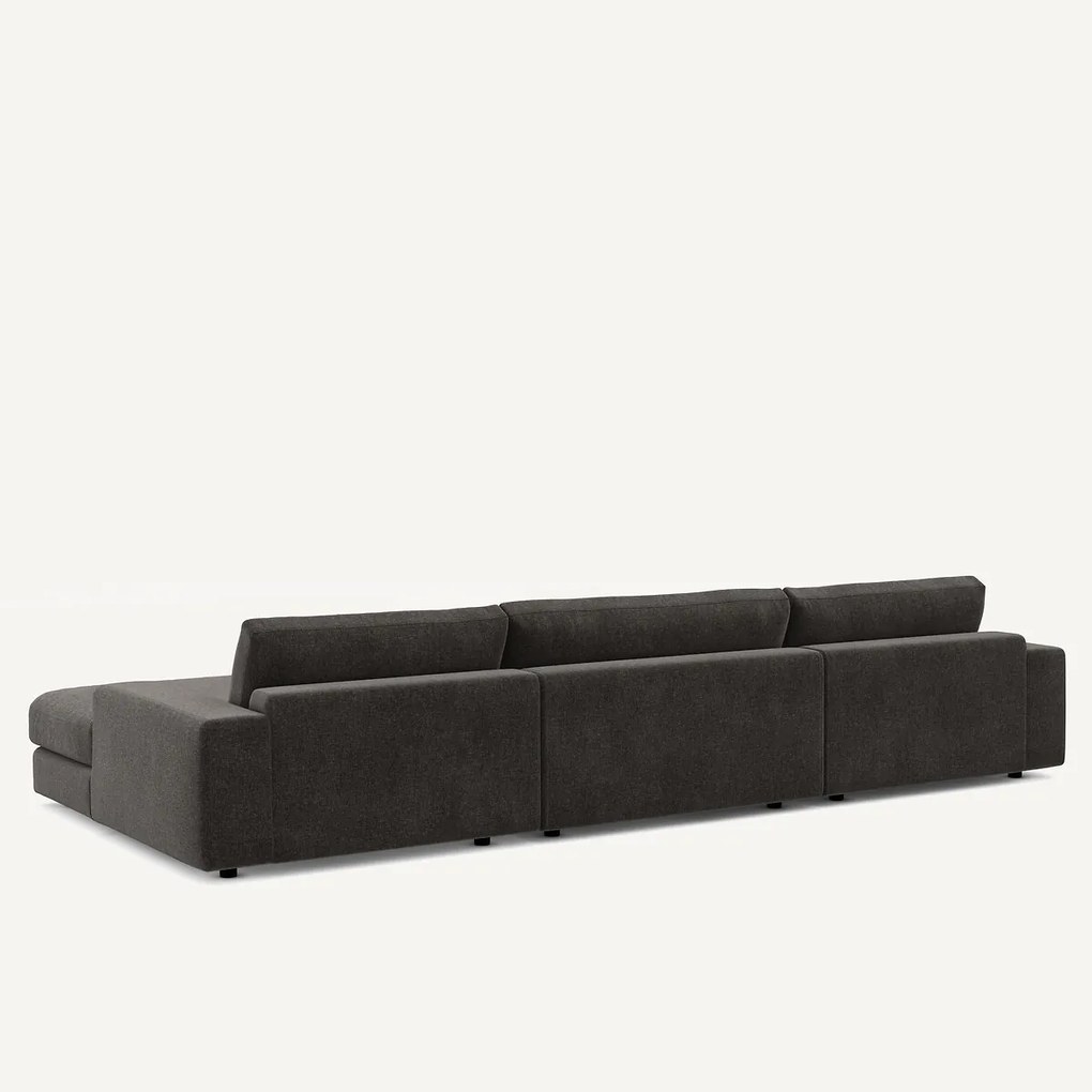 5-zits panoramabank fluweel chenille, Skander