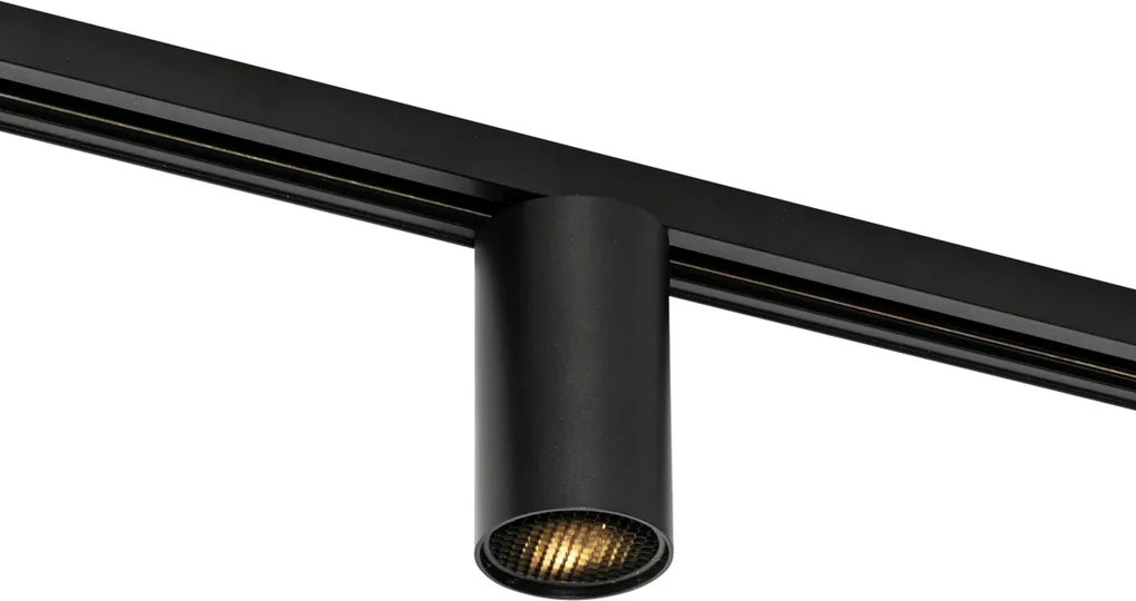 Moderne spot zwart voor railsysteem 1-fase GU10 35mm - Iconic Ruby ...