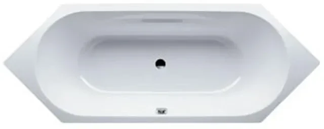 Kaldewei Vaio Duo 6 bad plaatstaal zeshoekig 210x80x43cm wit 233200010001